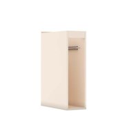 Gabinete de Cozinha Modulado Balcão Connect c/Porta Toalha s/Tampo 20x67cm Off White - Henn