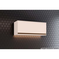 Armário de Geladeira p/ Cozinha Connect 80cm c/ 1 Porta Basculante Off White - Henn