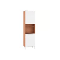 Torre Quente de Cozinha Paneleiro Carménère 1 Forno c/ 2 Portas 57x211cm Sevilha/Branco - Ronipa