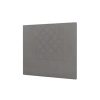 Painel de Cama Box Estofada Solteiro Lisboa Plus Chumbo - Simbal
