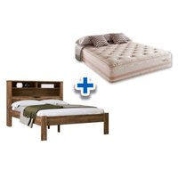 Colchão Casal Scotland Maxspring Herval + Cama Invicta Demolição