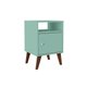 Mesa Cabeceira Casal RT3145 c/ 1 Porta Preto - Movelbento