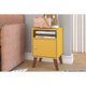 Mesa Cabeceira Casal RT3145 c/ 1 Porta Preto - Movelbento