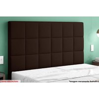 Painel de Cama Box Estofada King Nairobi Plus Veludo Cacau - Simbal
