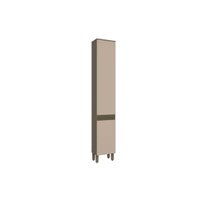 Paneleiro de Cozinha Modulado Connect 2 Portas 35cm Duna/Cristal - Henn