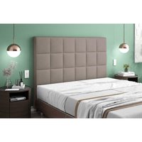 Painel de Cama Box Estofada King Nairobi Plus Camurca - Simbal