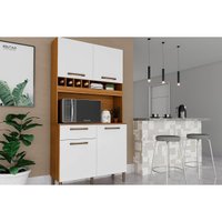 Cozinha Completa Pinot 4 Portas e 1 Gaveta 73cm Amendoa/Branco - Ronipa