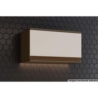 Armário de Geladeira p/ Cozinha Connect 60cm c/ 1 Porta Basculante Duna/Cristal - Henn