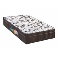 Colchão Solteiro Espuma D45  Pérola Euro Pillow Brown (88x188x24) - Polar