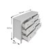 Cômoda Casal Horizontal Maggiore c/ 6 Gavetas Branco - Lopas