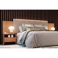 Cabeceira Cama Box Madeirado Casal Everest Plus c/ 2 Gavetas Freijo Cumaru - Novo Horizonte