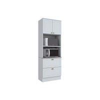 Módulo Cozinha Henn Americana Paneleiro 2 Portas e 2 Gavetas (2 Fornos) 71,5cm Branco