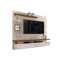 Painel p/ TV Casal Greco  até 55 Polegadas Off White/Demolição - DJ Móveis