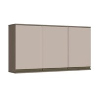 Armário de Cozinha Modulado  Connect 3 Portas Duna/Cristal - Henn