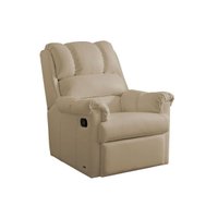 Poltrona Reclinável p/ Sala  Vermont Classic Zero Wall Giro e Balanço Courano Bege - Probel