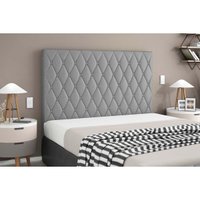 Painel de Cama Box Estofada Queen Camponesa Plus Chumbo - Simbal