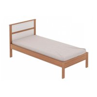 Cama Solteiro CM8004 Amêndoa/Branco - Tecno Mobili