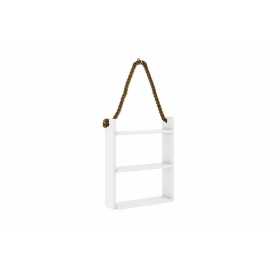 Prateleira Decorativa Quarto Bebê AM 3119 Branco - Movelbento