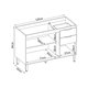 Gabinete p/Pia Cozinha Balcão Firenze 3 Portas e 2 Gaveta s/ Tampo 120cm Avena/Menta - Demóbile