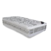 Colchão Solteiro Espuma Látex Molas Ensacadas Pocket Super Luxo Double Face Euro Pillow (78x188x36) - Castor