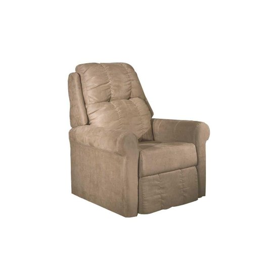 Poltrona Casal Reclinável MH1216 Slim Two Way Suede Bege - Herval