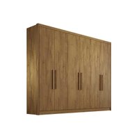 Guarda Roupa 6 Portas  e 6 Gavetas Rizon Plus Cumaru - Novo Horizonte