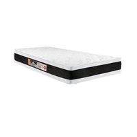Colchão Solteiro Espuma D45  Black White AIR Euro Pillow Double Face (78x188x27) - Castor