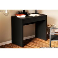Mesa de Computador Solteiro ME4107 c/ 1 Gaveta Preto - Tecno Mobili