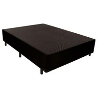 Cama Box Base Universal Casal Tecido Black (138x188x24) - Luckspuma