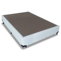 Cama Box Base Universal Casal Tecido White (138x188x25) - Probel
