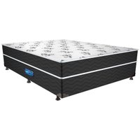 Cama Box Conjugado Casal: Colchão Molas Prolastic ProDormir Springs Pillow Black  (138x188x41) Probel