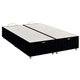 Cama Box Baú King Bordado Black (193x203x35) - Anjos