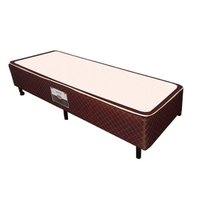 Cama Box Base Solteiro Poli Tecido Brown (78x188x27) - Castor
