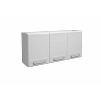 Armário Aéreo Cozinha Modulado  Evidence 7008 c/ 3 Portas Branco - Bertolini