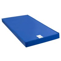 Colchão Solteiro Espuma D23 Hospitalar Impermeável  Cristal Napa Azul (78x188x12) - Polar