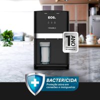 Purificador de Água EOS Mineralle com Compressor Preto EPC02P