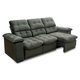 Sofá Retrátil Reclinável Atenas 2,30m Suede Velut Cinza Molas no Assento - King House