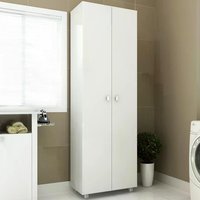 Armario Para Lavanderia 02 Portas Multiuso AM3101 Branco Tecno Mobili