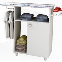 Tabua de Passar Roupa 1 Porta TP3010 Branco Tecno Mobili