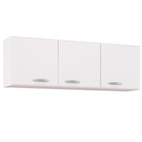 Armario Aereo 3 Portas 120 cm 843 Branco POQQ
