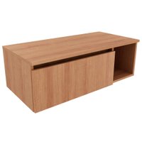 Gabinete Suspenso Para Banheiro 1 Porta BN3601 Amendoa Tecno Mobili