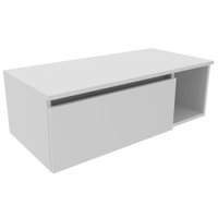 Gabinete Suspenso Para Banheiro 1 Porta BN3601 Branco Tecno Mobili