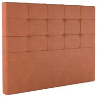 Cabeceira Queen 158 cm Berlin Veludo Terracota Soon