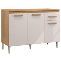 Balcao Com Tampo 120cm 2000310 Atacama Off White ARMoveis