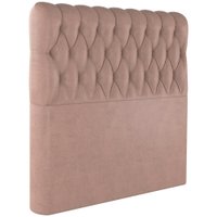 Cabeceira Solteiro 88 cm Vegas Veludo Rose Soon