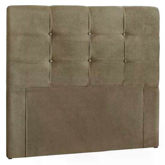 Cabeceira Solteiro 90cm Daiana Suede Taupe ID Milani Store