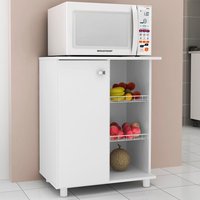Balcão De Cozinha Com Fruteira BF3205 Branco Tecno Mobili