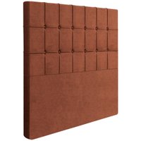 Cabeceira Solteiro 88 cm Lots Veludo Terracota Soon
