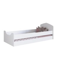 Cama Infanto Juvenil com Protetores 80 Encanto Branco - Art In Móveis