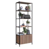 Estante c/ 6 Prateleiras  e 2 portas com Estrutura Aço Artetube 180x63